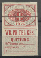 Autriche - Österreich - Austria Télégraphe 1870 Y&T N°TT17 - Michel N°TM(?) Nsg - 10k Compagnie Privée De Vienne - Telegrafo