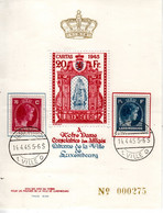 LUXEMBOURG   P1 PRIVATE FUND RAISING SOUV. SHEET  YEAR  1945  VERY NICE CONDITION AND SCARCE - Privati