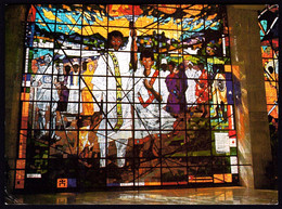 Ethiopia / Africa Hall Stained Glass Window By Afewerk Tekle - Ethiopia