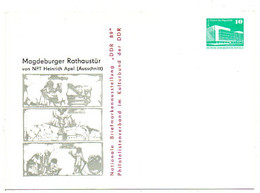 Allemagne--DDR--1989-Entier CP  NEUF  --Magdeburger Rathaustur -- - Postales - Nuevos