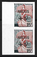 Timbre De France Non Dentele Neuf ** N1229x2 - 1951-1960