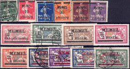 YT 18 à 26,28,31,32,35 à 37 - Used Stamps