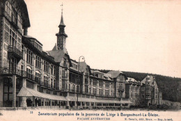 Borgoumont La Gleize (Sanatorium Populaire De La Province De Liège) - Façade Antérieure - Stoumont