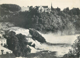 Postcard Switzerland Schaffhausen Rheinfall - Hausen Am Albis 