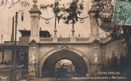 Torino - Turin - Carte Photo - Esposizione 1911 - Tunnel Di Accesso All Espos Oltre Il Pon. Isabella - Italie Italia - Exhibitions