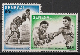 SENEGAL - 1977 - N°Yv. 454 à 455 - Mohamed Ali - Neuf Luxe ** / MNH / Postfrisch - Sénégal (1960-...)