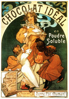 16746 Repro Affiche RECLAME PUB CHOCOLAT IDEAL En Poudre Soluble   N° 157  éditions Centenaire (Recto-verso) - Publicité