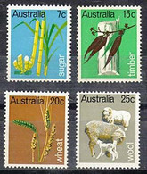 ⭕1969 - Australia Primary Industries - Set 4 Stamps MNH⭕ - Mint Stamps