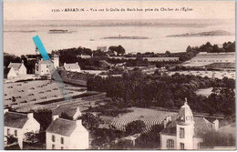 ARRADON Vue Sur Le Golfe Du Morbihan Prise Du Clocher De L'église - Arradon