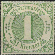 ( 01455-1 ) MiNr.41 Altdeutschland Thurn Und Taxis 1865 Ziffern Im Quatrat - Ohne Gummi - Nuevos