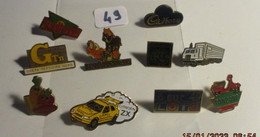 Delcampe - SUPER AFFAIRE A PRIX CASSE !!! LOT 49 : Lot De 10 Pin's En Très Bon état Mais SANS Les Attaches - Lots