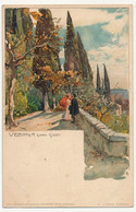 CPA - ITALIE - VERONA - Giard Giusti - Lithographie Par Manuel Wielandt (M.W.) - Verona