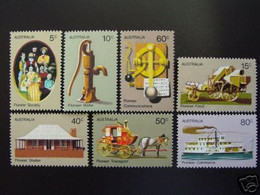 ⭕1972 - Australia Pioneer Life - Set 7 Stamps MNH⭕ - Mint Stamps