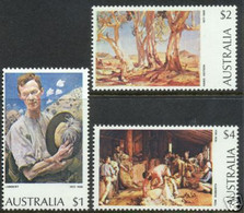 ⭕1974 - Australia Paintings - Set 3 Stamps MLH⭕ - Mint Stamps