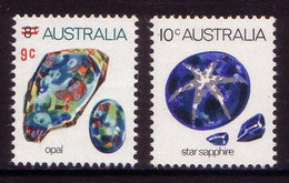 ⭕1974 - Australia Marine Life And Gemstones - Set 2 Stamps MNH⭕ - Mint Stamps