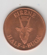 Token Coinage 1/2  Buck ND 1958 Unusual World Coins X# TN 1  - Isole Vergini Britanniche - Andere & Zonder Classificatie