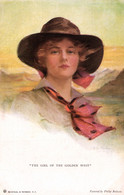 Illustration Philip Boileau: The Girl Of The Golden West (la Fille De L'Ouest) Carte R.N. N° 755 Non Circulée - Boileau, Philip