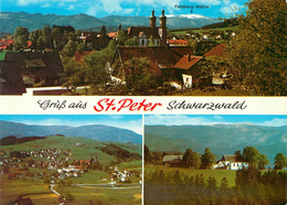 CPSM St.Peter Schwarzwald-Multivues-Beau Timbre      L2000 - St. Peter