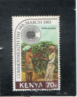KENYA   1983  Y.T. N° 256  à  259  Incomplet  Oblitéré  256 - Kenya (1963-...)