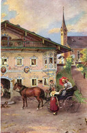 L. BLUME-SIEBERT - AUF DER HOCHZEITSREISE - CARTOLINA FP SPEDITA NEL 1923 - Taxis & Fiacres