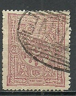 Turkey; 1892 Postage Stamp 20 P. "Smyrne" Postmark - Oblitérés