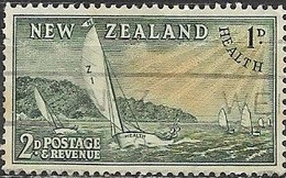 NEW ZEALAND 1951 Health Stamps - 2d.+1d - Takapuna Class Yachts FU - Used Stamps