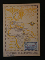 BL18 ALGERIE   BELLE CARTE   1940 EXPO FRANCE LIBRE+ AFF. PLAISANT - Briefe U. Dokumente