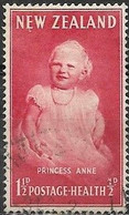 NEW ZEALAND 1952 Health Stamps - 1½d.+½d - Princess Anne FU - Oblitérés