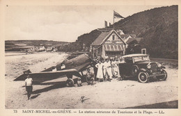 22 - SAINT MICHEL EN GREVE - La Station Aérienne De Tourisme Et La Plage - Saint-Michel-en-Grève