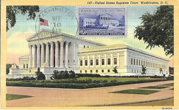 ETATS-UNIS   CARTE MAXIMUM  SUPREME COURT WASHINGTON - Maximumkarten (MC)