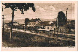 CPA CHATEAU SALINS - La Gare - Ed. CAP N°10 - Chateau Salins