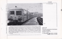 Z 6100 FICHE DOCUMENTAIRE DOUBLE LOCO REVUE N° 223/224 OCTOBRE 1968 - Français