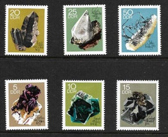 Allemagne Democratique 1969 Minerals Mineraux MNH - Minéraux