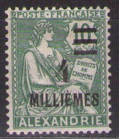 ALEXANDRIE - 1925 Mi 65  4MILL/10C  MH* - Neufs