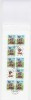 Feuillet 2002 De 8 Timbres + 2 Coupons Enfants Taupe Papillon YT 302 Oblitéré / Sheetlet Michel H-Blatt 16 (322) - Used Stamps