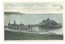 Plymouth Postcard Devon  Promenade  Pier Well Detailed Image Unposted - Plymouth