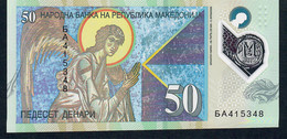 MACEDONIA P26 50 DENARI 2018  UNC. - Macédoine Du Nord