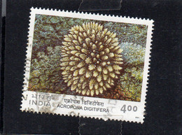 2001 India - Corallo - Oblitérés