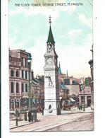 Plymouth Postcard Devon The Clock Tower George Street - Plymouth