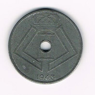 # LEOPOLD  III   25 CENTIEM  1943  FR/VL - 25 Cents