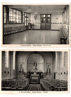 Herseaux-Ballon - Institut Monfort : Cartes 6 & 11 : Salle De Jeux Et Chapelle - Mouscron - Moeskroen