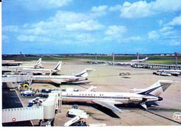 CPSM AEROPORT DE PARIS-ORLY L'AIRE DE STATIONNEMENT D'ORLY-SUD - Aeronáutica - Aeropuerto