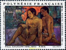 309499 MNH POLINESIA FRANCESA 1981 OBRA DE PAUL GAUGUIN (1848-1903) - Usati