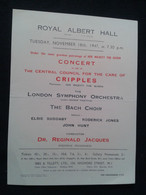 JOHN HUNT PIANISTE PIANO KLAVIER PIANIST SUDDABY JONES REGINALD JACQUES CONDUCTOR DIRIGENT CONCERT FLYER HANDBILL - Programme