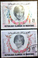 Mauritanie 1982 21 Anniversaire De DIANA Used Stamps - Mauritanie (1960-...)