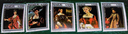 Paraguay,1966,  MNH.Rubens, Titien,Holbein,A.Sanchez. Coello. Michel # 1666-1670 - Quadri