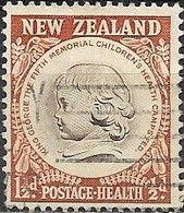 NEW ZEALAND 1955 Health Stamps - 1½d.+½d - Children's Health Camps Federation Emblem FU - Oblitérés