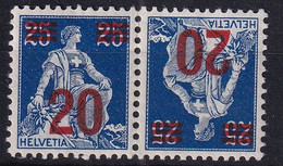 Zumst. K16 / Mi. K16 Kehrdruck - Einwandfrei Postfrisch/**/MNH - Tete Beche