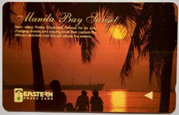 Philippines Eastern Telecoms 600 Units 44PETB "  Manila Bay Sunset " - Philippinen