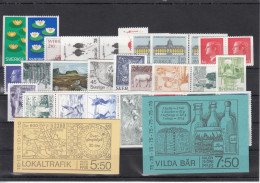 Sweden 1977 - Full Year MNH ** - Années Complètes